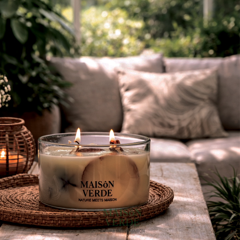 Apple Hearth · The Glass Conservatory · Hostess Jar Candle