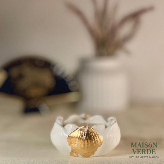 Atelier • Concrete Lotus Candle