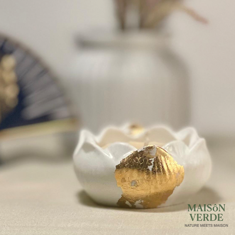 Atelier • Concrete Lotus Candle