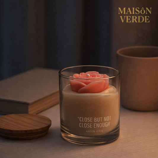 Close But Not Close Enough · Pink Rose Ritual Candle
