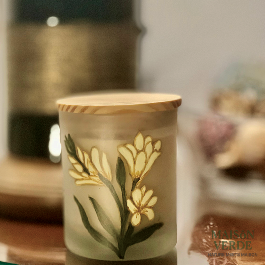 Limited Edition • Hand-Painted Jar • English Tuberose Candle