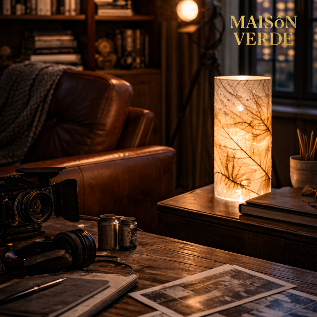 Leaf Veil Lamp • Botanical Ambient Lighting