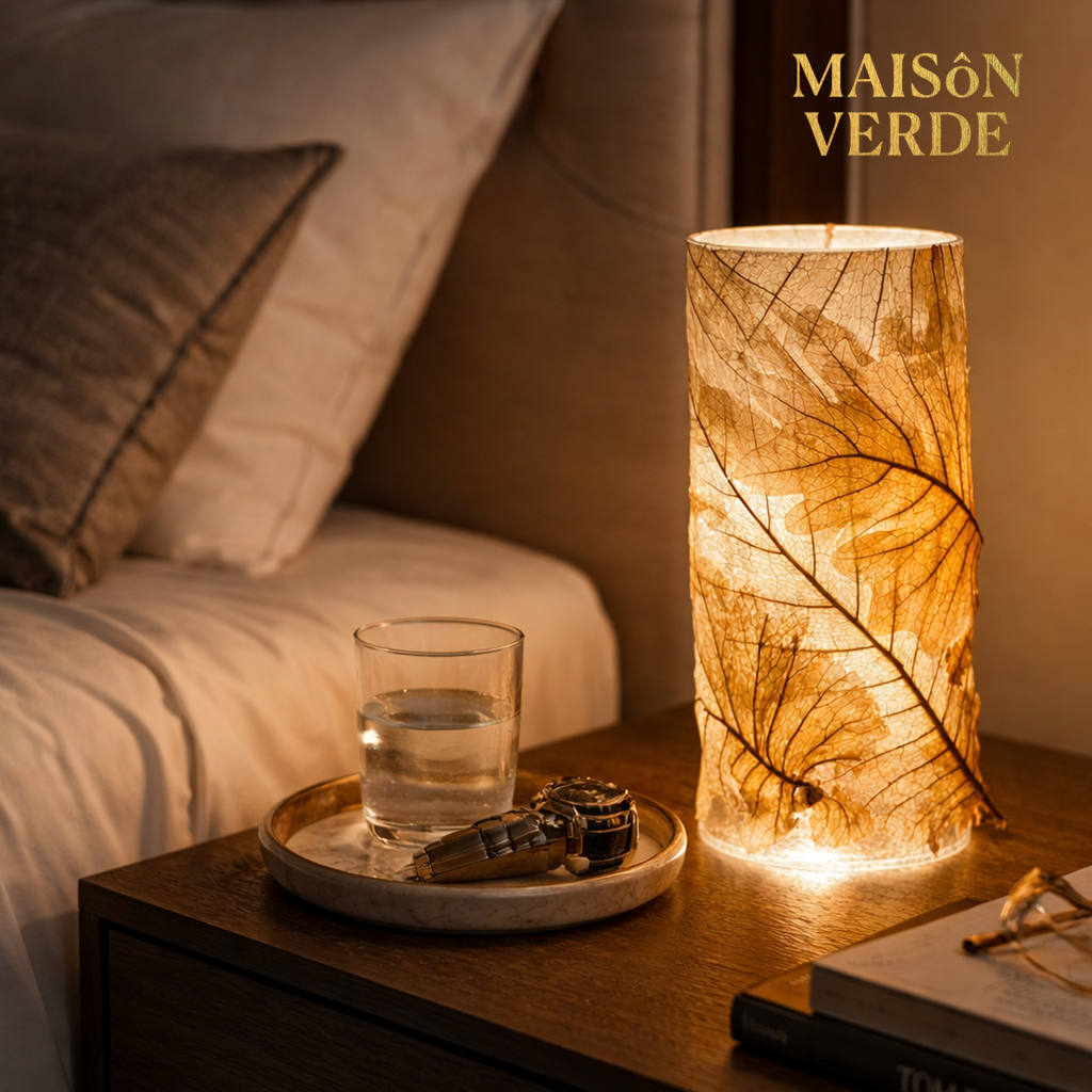 Leaf Veil Lamp • Botanical Ambient Lighting